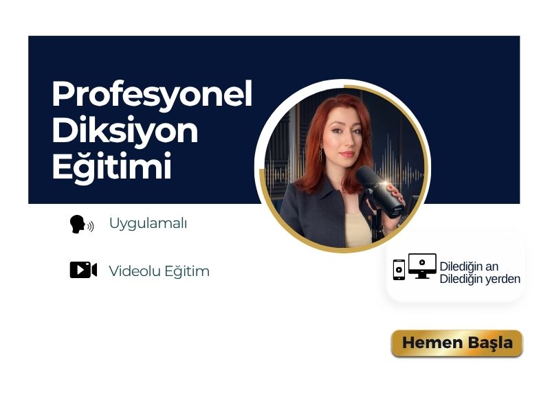 Elif YILMAZ ile Diksiyon Eğitimi